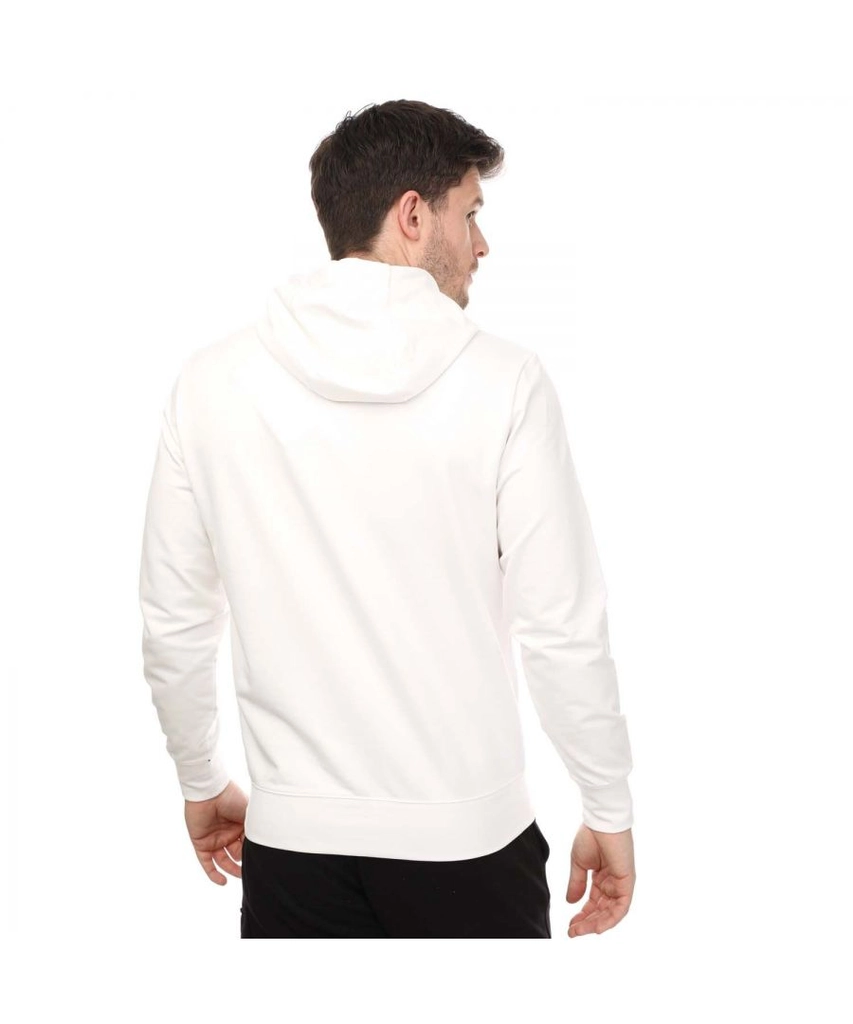 CP Company Mens Logo Cotton Hoodie in White - Size Medium